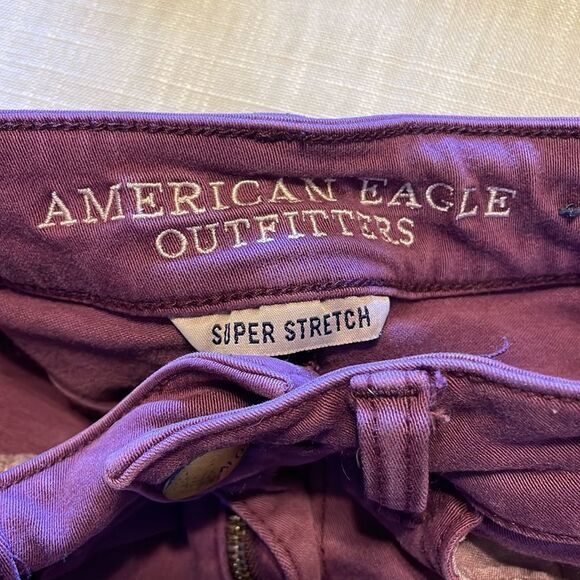 AE AMERICAN EAGLE shorts hi rise shortie 0 - Picture 4 of 5